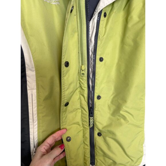 Ladies Columbia Brand Coat in Lime Green and Black, Size Small - Picture 3 of 7